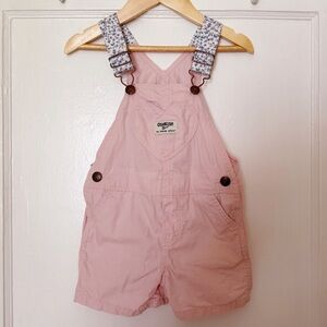OshKosh B'gosh Pink Heart Overalls 2T